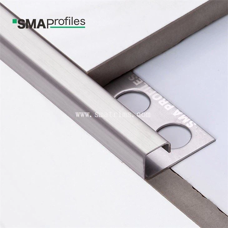 ব্রাশ করা স্টেইনলেস স্টিল কর্নার ট্রিম