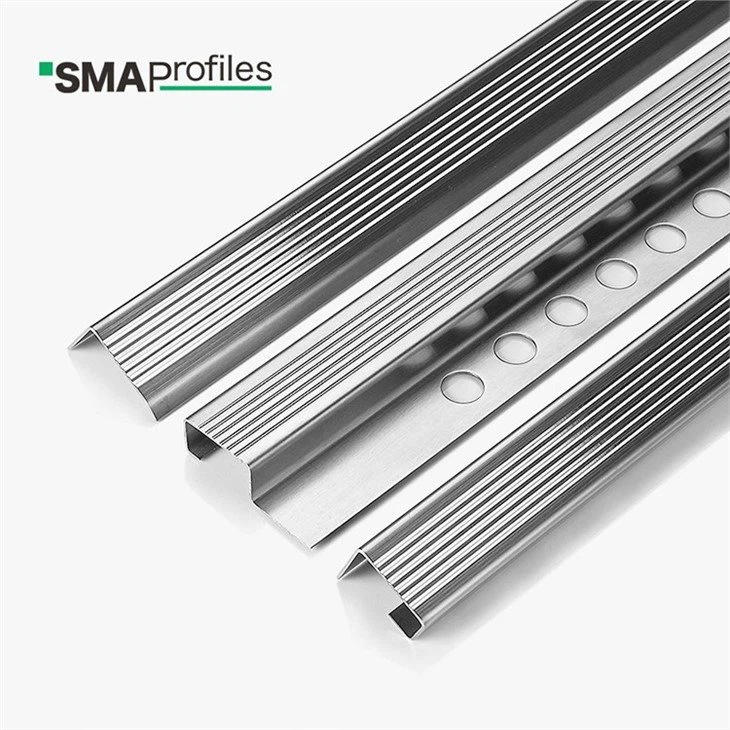 stair nosing standard in stainless steel